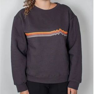 Patagonia Women's Ridge Rise Stripe Uprisal Crew Sweatshirt